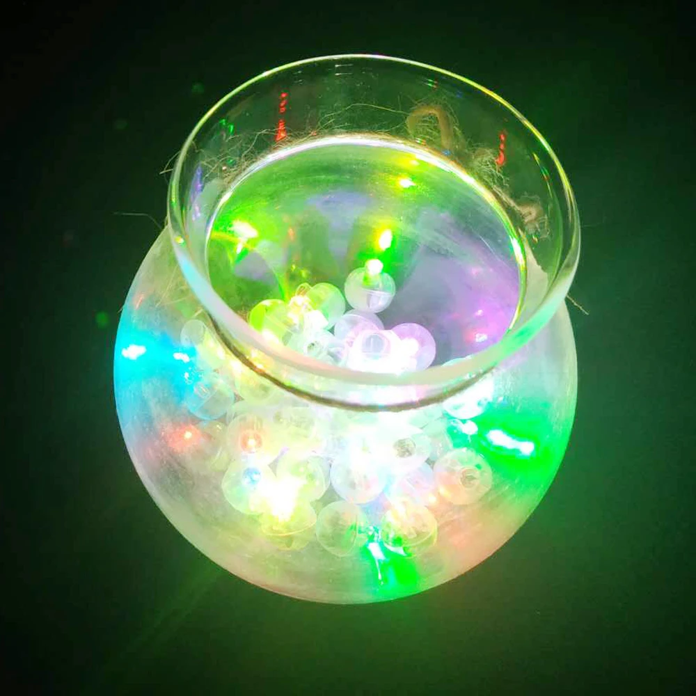 Switch balloon LED flash luminous Lamps Tumbler light Bar paper lantern Christmas wedding party decorations birthday decor props