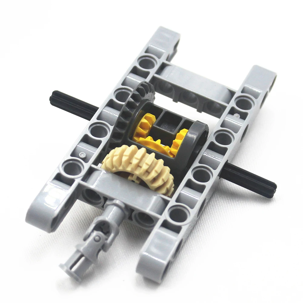 MOC Building Block Bricks Bulk Toy Technical Parts 1Set FRAMED DIFFERENTIAL GEAR KIT Chassis Part Compatible With Lego 62821