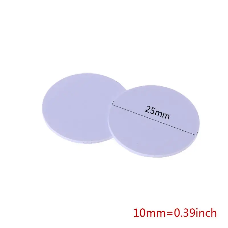 Smart Card RFID T5577 125Khz EM4100 T5577 Chip Rewritable Waterproof 25mm Proximity Rewrite ID Coin Blanks Tags Sticker Label