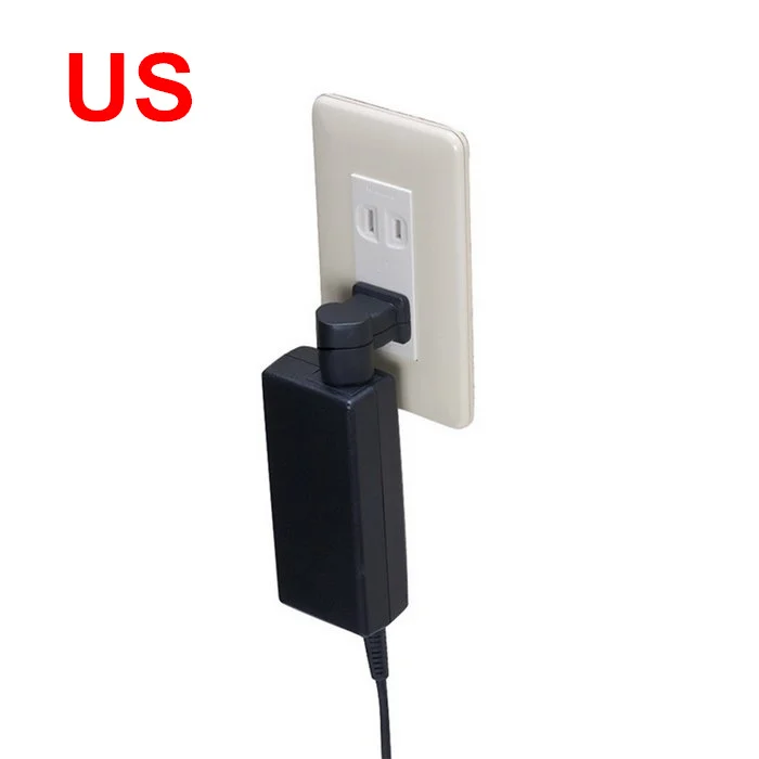 محول السفر USA 1-15P ذكر إلى IEC C5 3pin أنثى المكونات الكهربائية ذات الزاوية اليمنى لأجهزة الكمبيوتر المحمول المحمول