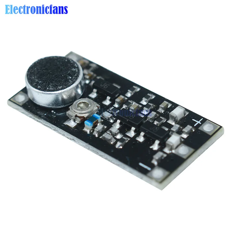 88-108MHz FM Transmitter Wireless Microphone Surveillance Frequency Board Module DC 2V-9V