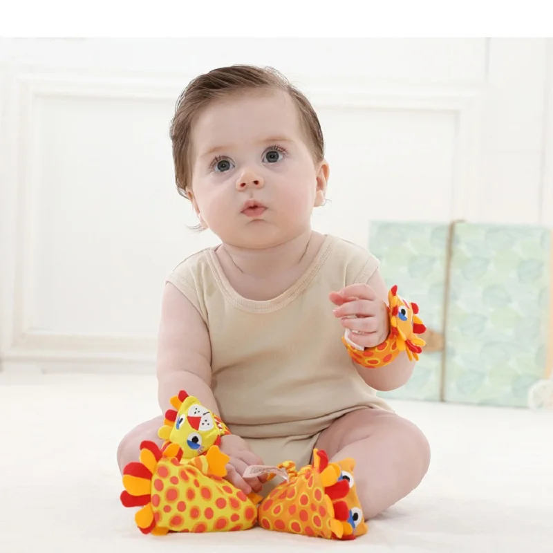 Sozzy Fashion Softy Baby Animal Socks PP Cotton Cartoon Mouth Foot Socks Suit 0-12 Months Cute Baby Children Sock