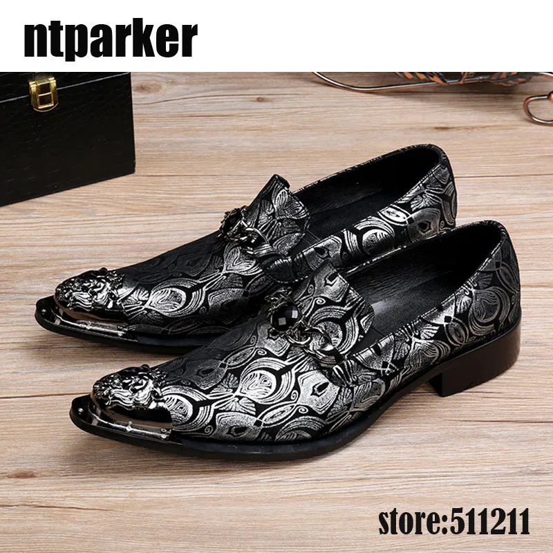 

ntparker Italian Style Oxford Shoes for Men Black Leather Men Shoes Pointed Toe Dress Shoes Sapatos Masculino, Size 38-46