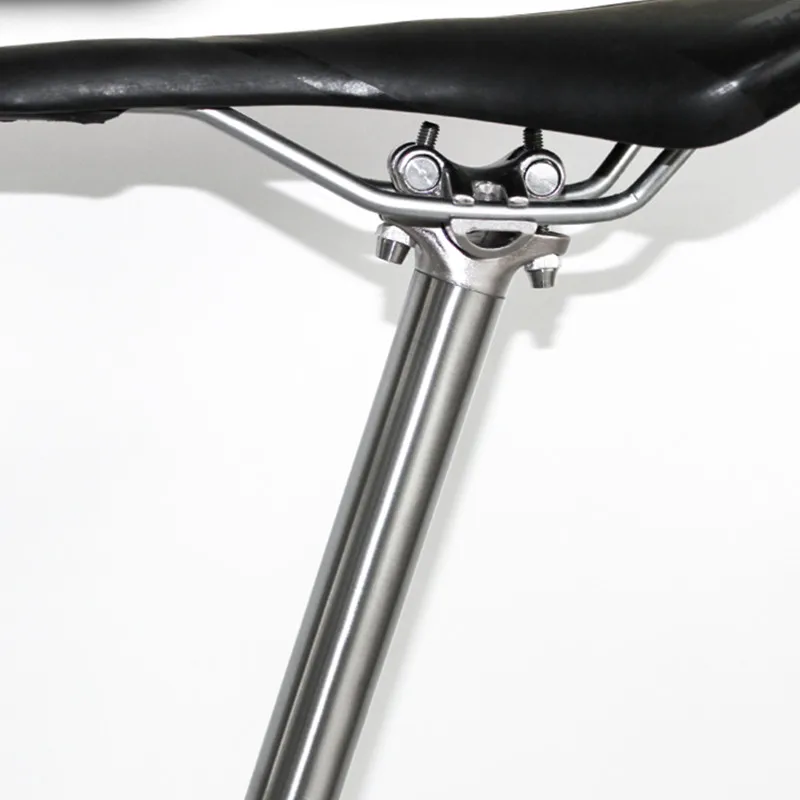 

Mountain bike seatpost titanium 27.2/30.9/31.6*350/400mm road bike ultralight seatpost ti MTB parts saddle rod custom