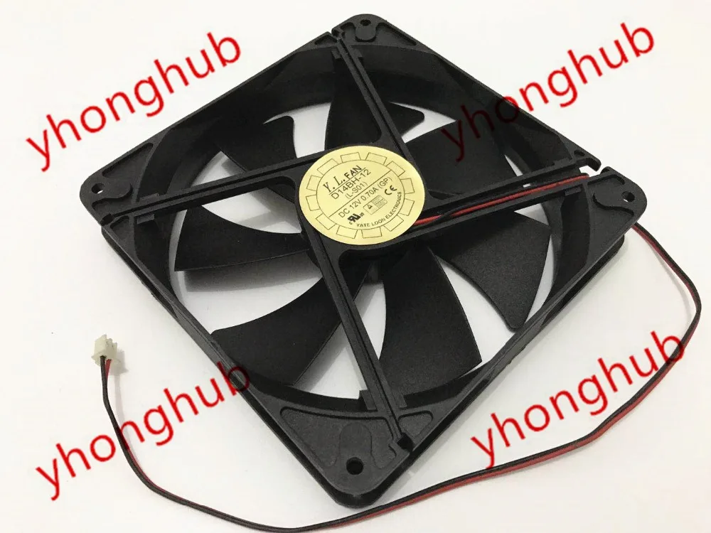 

YATE LOON D14BH-12 DC 12V 0.70A 140x140x25mm Server Cooling Fan