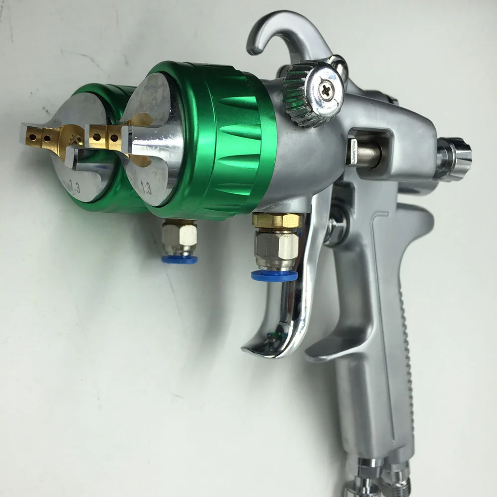 

SAT1189 silver mirror chrome spray paint air compressor paint sprayer high pressure nozzle paint gun hvlp 1.3