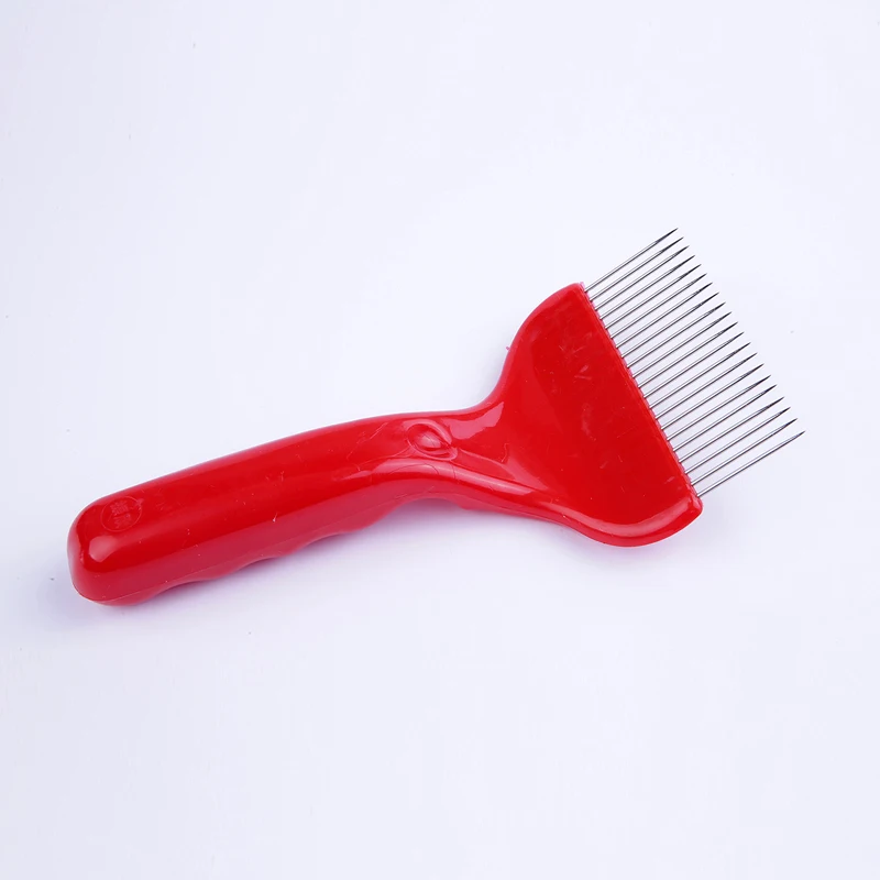 ZSTThe red thick needle type fork needle knife cut honey comb  bee products shovel