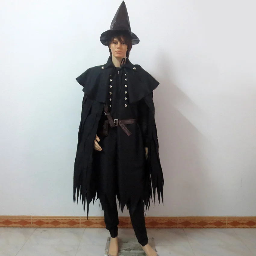 Bloodborne Gehrman-Disfraz personalizado para fiesta de Navidad, uniforme de Halloween, el primer cazador, eilee el cuervo, cualquier tamaño