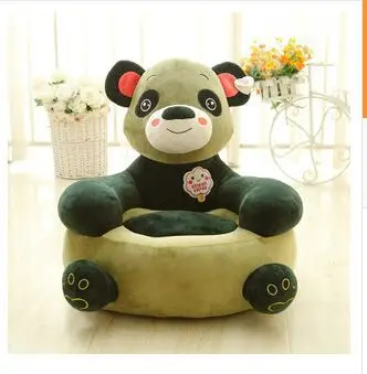 about 50x48cm cartoon animal design plush toy elephant, panda ,Orangutan Dinosaur sofa tatami plush toy sofa floor seat cushion