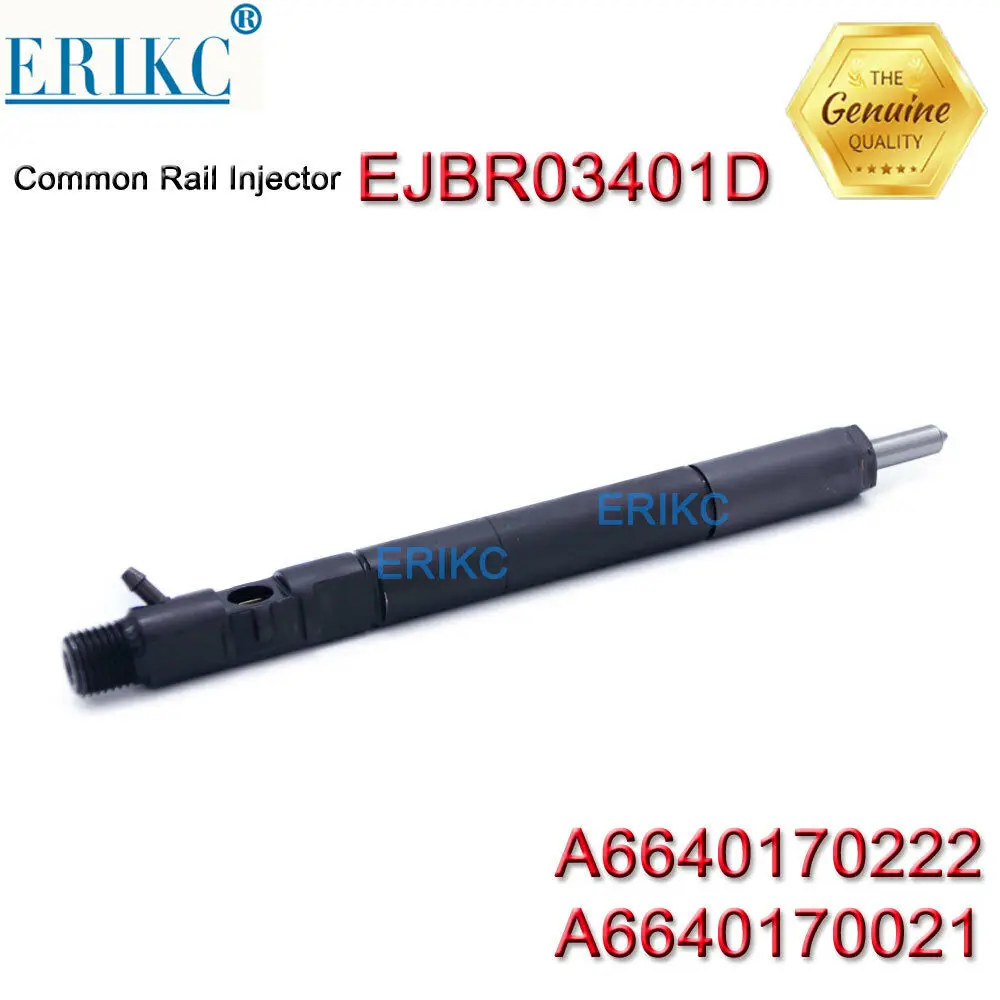 Engine Injector A6640170222 ERIKC A6640170021 Original EJB R03401D for SSANGYONG EJBR03401D Diesel Engine Injector EJBR0 3401D