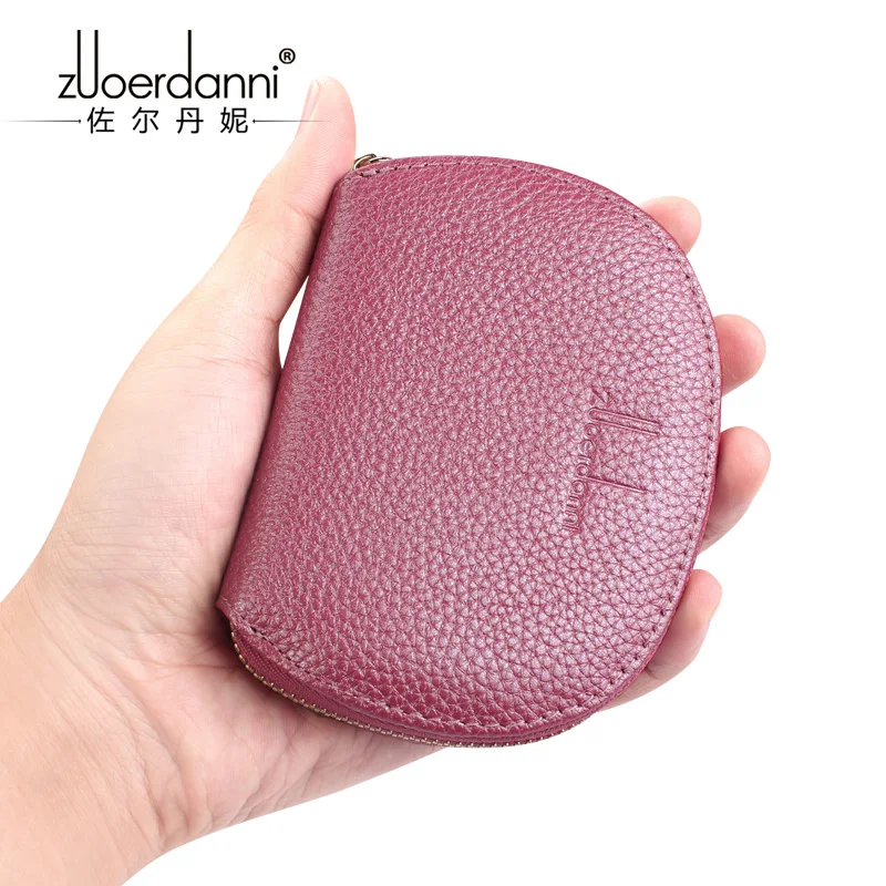 Card bag ladies new multi-card seat organ driver's license leather credit card holder bank card bag zipper purse