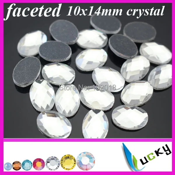 Free shipping 2014 new design hotfix strass rhinestones !288pcs 10x14mm Oval shape clear color for iron or transfer