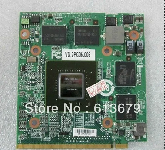 

GeForce 9600M GT GDDR3 512MB MXM G96-630-A1 for Acer Aspire 6930 5530G 7730G 5930G 5720G Laptop Graphics Video Card Free Ship