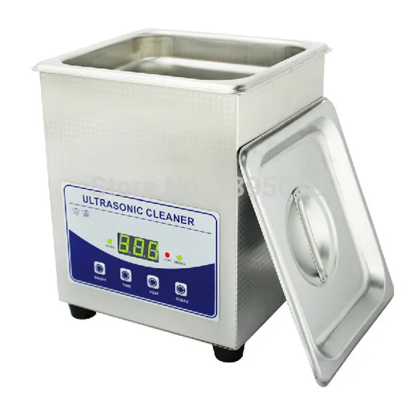 110v/220v  2L digital household ultrasonic cleaner Stainless Steel Ultrasonic Cleanerfor glass Jewely shaver PCB cleaning