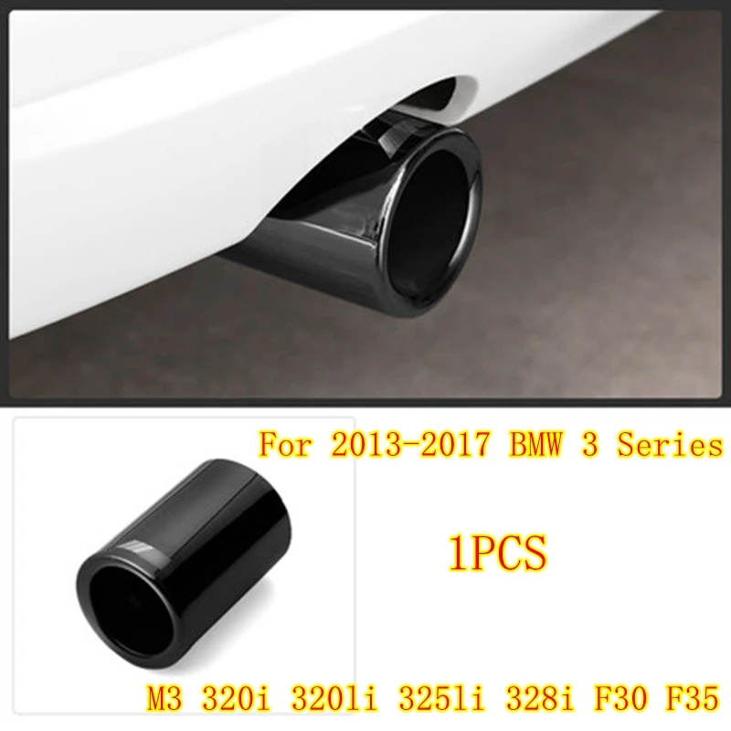 

MONTFORD For BMW F30 320i 320 316i 328i 2013-2017 Car Stainless Steel Rear Tail Exhaust Muffler Tip End Pipes Silencer Tail Pipe