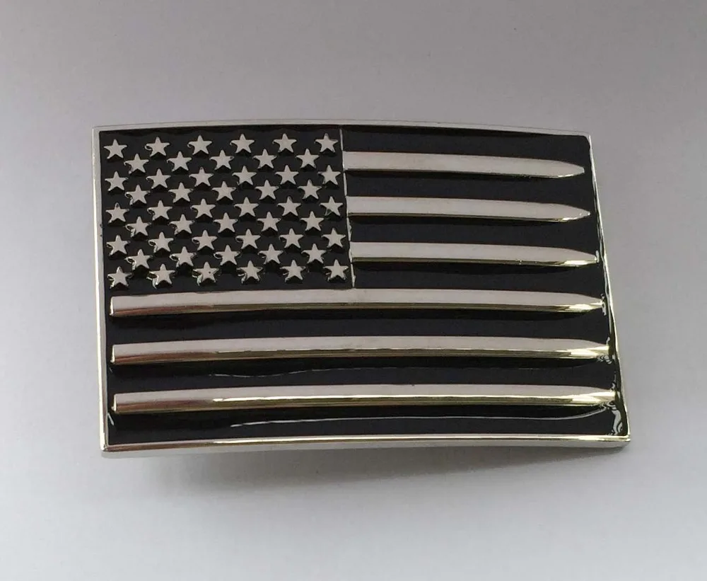 Amercian Flag Belt Buckle SW-BY593 suitable for 4cm wideth snap on belt with continous stock