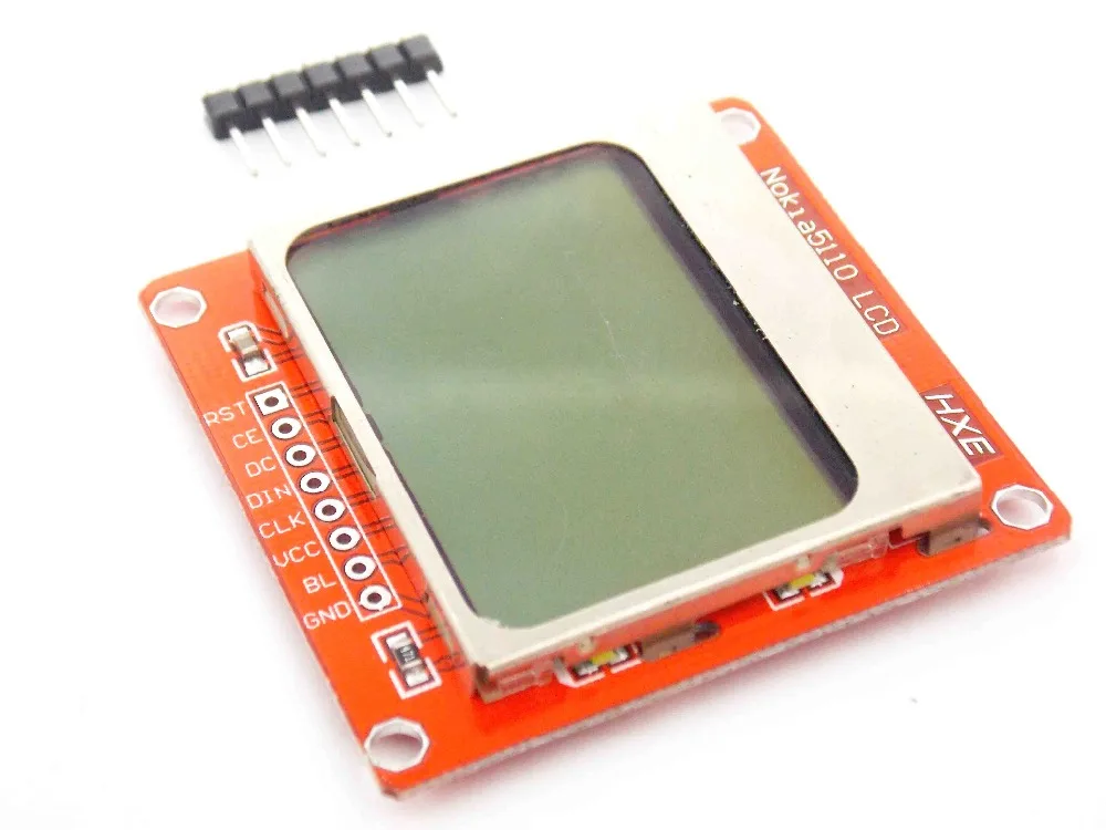 Smart Electronics LCD Module Display Monitor White backlight adapter PCB 84*48 84x84 5110 Screen