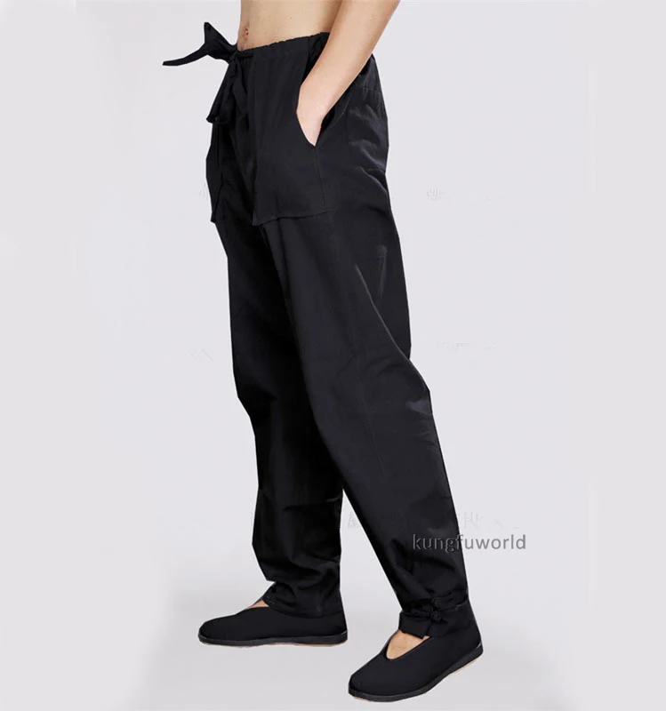 Chinese Wushu Kung fu Pants Martial arts Tai chi Wing Chun Trousers 100% Cotton