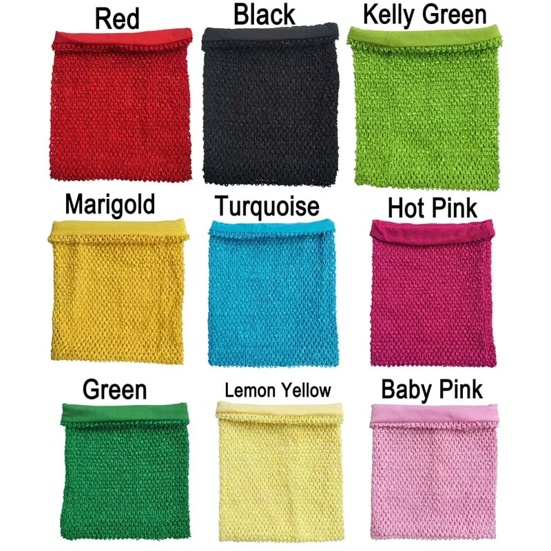 10x12inch Large size lined crochet tube top tutu tops baby girl tube crochet top for tutu dress supplier 10pcs per Lot