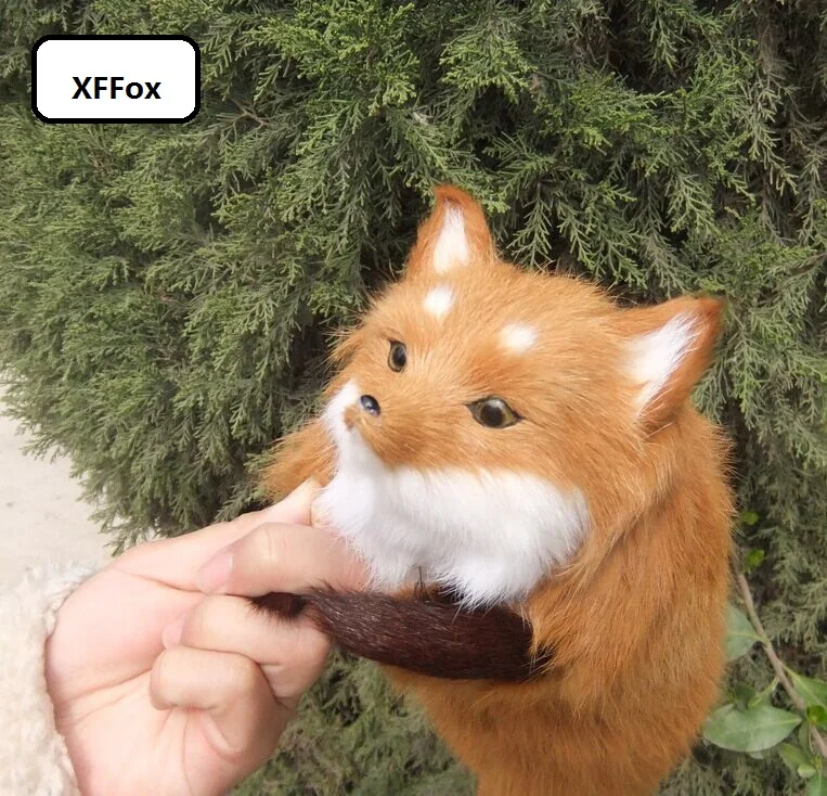 

new real life long fox model plastic&furs simulation brown soft fox doll gift about 63cm xf1800