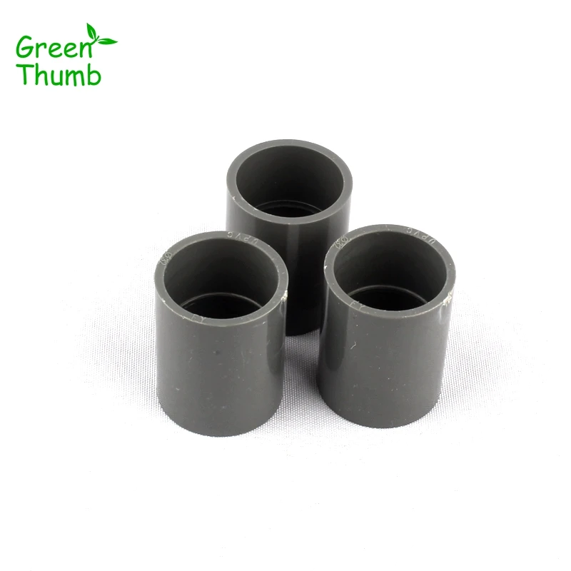 

4pcs Dia 32mm PVC Straight Connectors for Horticultural Irrigation PVC Pipe Fittings High Quality PVC Coupling