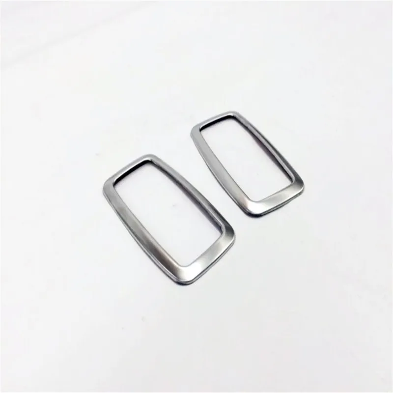 For Nissan murano 2015 Stainless Steel Rear Reading Lamp Light Cover Interior Trim 2 pcs / set