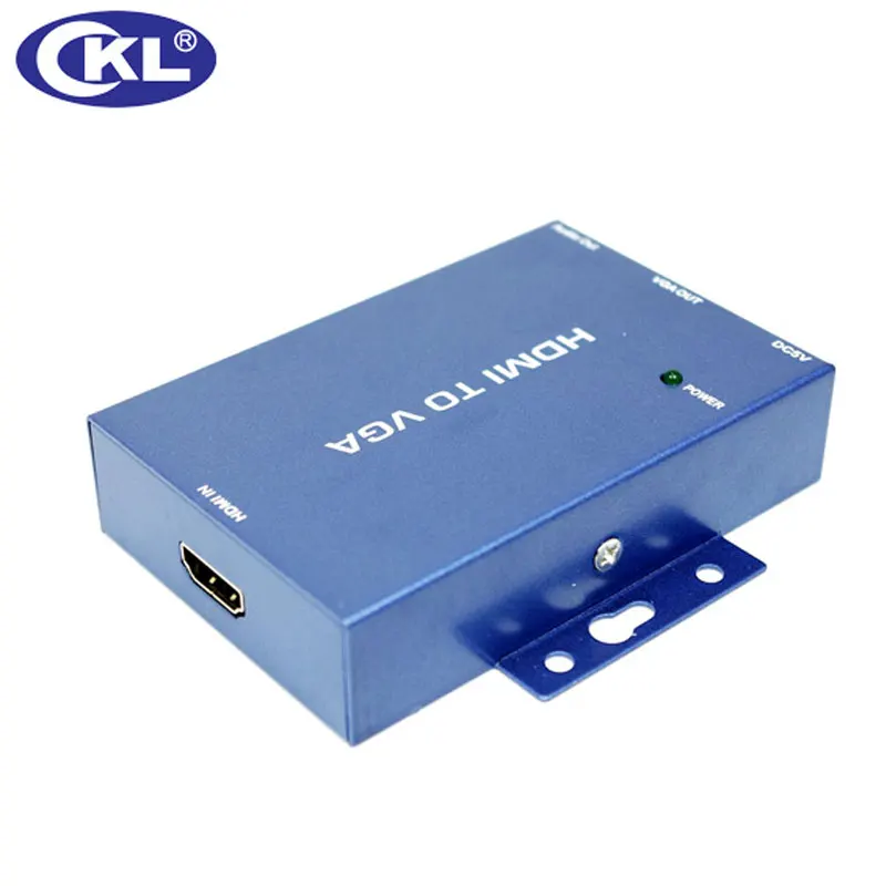 CKL-HVGA Mini HDMI a VGA, convertidor de Audio para PC, portátil a proyector HDTV