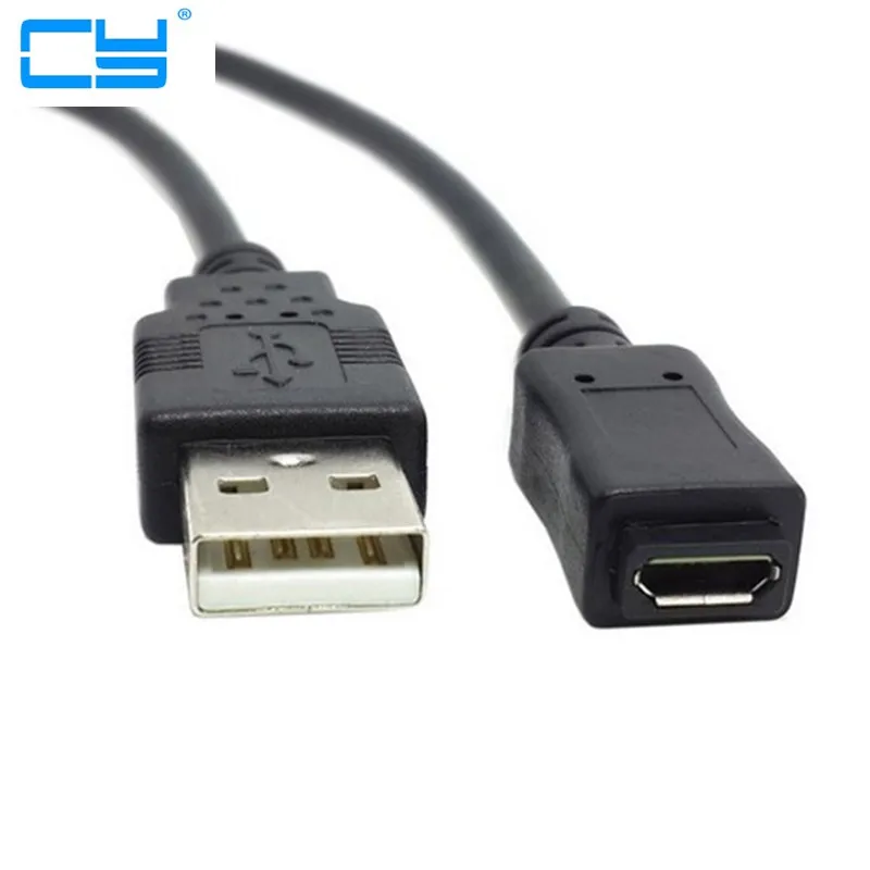 كابل تمديد أنثى إلى USB 2.0 ذكر من النوع B ، 25 سنتيمتر