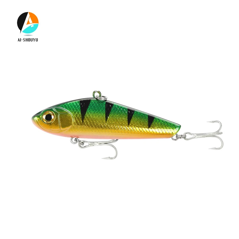 AI-SHOUYU New Sinking VIB 70mm/22.7g Hard Fishing Bait Hard Artificial Vibration Bait Winter Ice Salt Fishing Tackle