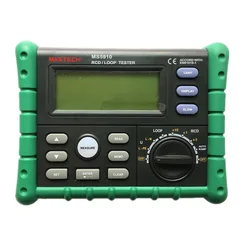 MASTECH MS5910 GFCI Tester Circuit Trip-out Current / Time Test RCD Loop Resistance Tester with USB Interface