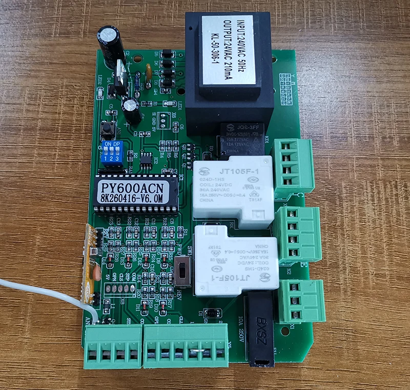 AC motor control board PCB controller circuit board electronic card for Sliding gate opener( only forPY600ac SL600 SL1500 PY800)