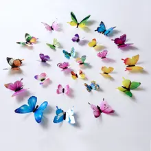 12Pcs Luminous Butterfly Wall Stickers for Home Decor #6