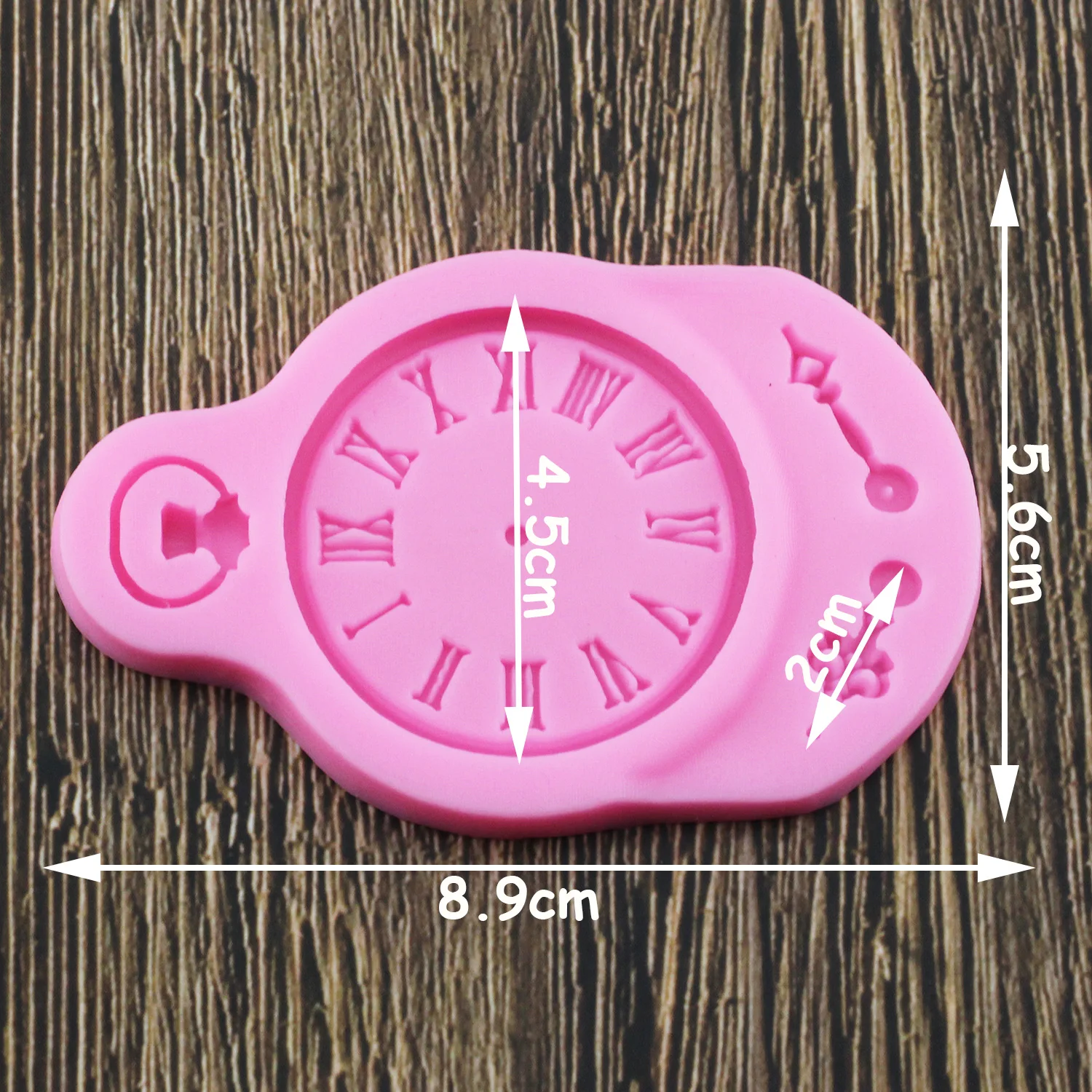 Clock Shape Cake Mold 3D Silicone Molds Fondant Resin Candy Mould Chocolate Jelly DIY Wedding Cake Decorating Tools