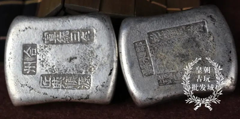 1pc chinese antique Collection square silver bar,Silver ingot home decoration metal handicraft Randomly send