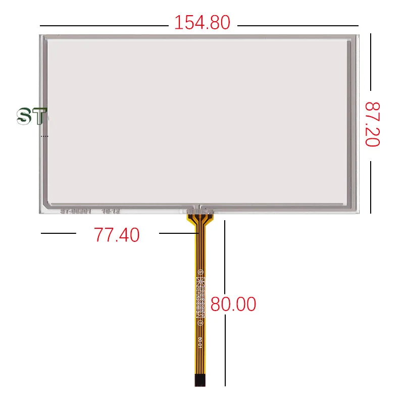 original new 6''inch 154.8*87.2 touch screen with  TM060RDH01 A060FW02 hand screen screen ST-06001