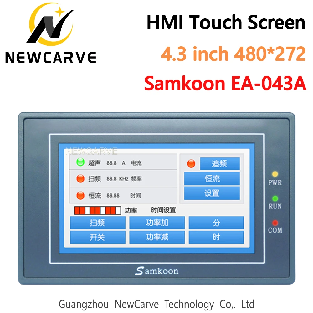 4.3‘’ Samkoon EA-043A HMI Touch Screen New 4.3 Inch 480*272 Human Machine Interface EA043A EA 043A Newcarve