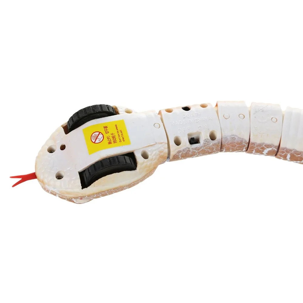 Novelty RC Snake with Toy Snake Bracelet Gift Terrifying Plastic Infrared Funny Remote Control Rattlesnake Mischief For Tricky