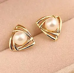 Cheap Marketing Korean Jewelry Sweet And Romantic And Lovely And Generous Temperament Imitation Pearl Earrings Luxury Earings