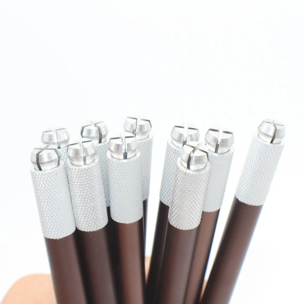 

10 Pcs Professional Microblading Pigment Micro Blade Manual Eyebrow Tattoo Pen 3D Eyebrow Embroidery