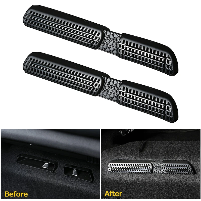 Atreus 1set For Volkswagen Tiguan 2017 VW Tiguan 2018 Touran 2 MK2 Car Seat Air Conditioner Air Outlet Protective Cover Sticker