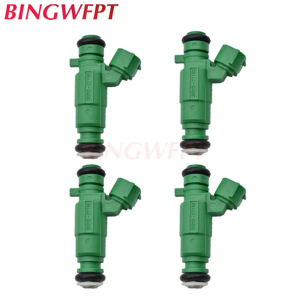 4pcs/lot 35310-37150 New Fuel Injector Fit For Sonato Snata Fe Tiburon Tucson Optima Sportage 2.5 2.7 For Hyundai Kia 3531037150