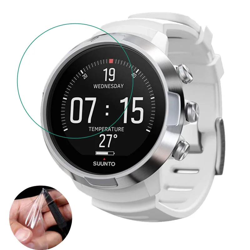 Película protectora transparente de TPU para reloj inteligente Suunto D5, cubierta protectora de pantalla, no de vidrio, 2 piezas