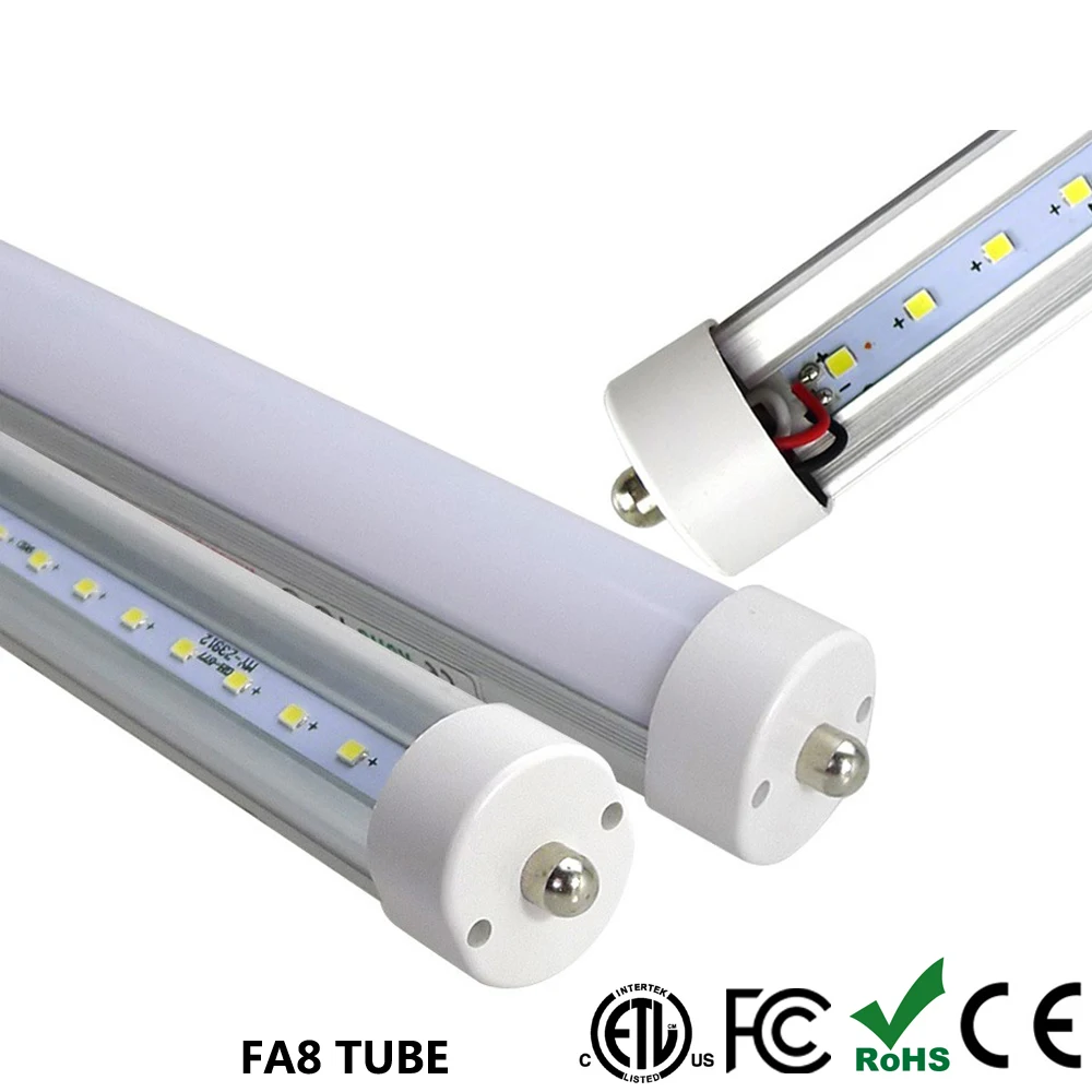 25pcs T8 FA8 LED tube 18W SMD 2835 led fluorescent lamp 85-265V 4fts 1200mm led tubes warranty 3 years