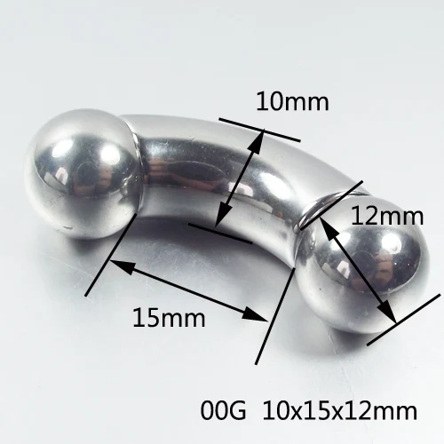 1 Piece Big Size Stainless Steel Captive Bead Hoop Ring Straight Barbell Rings PA Ring Nose Rings Body Piercing Jewelry