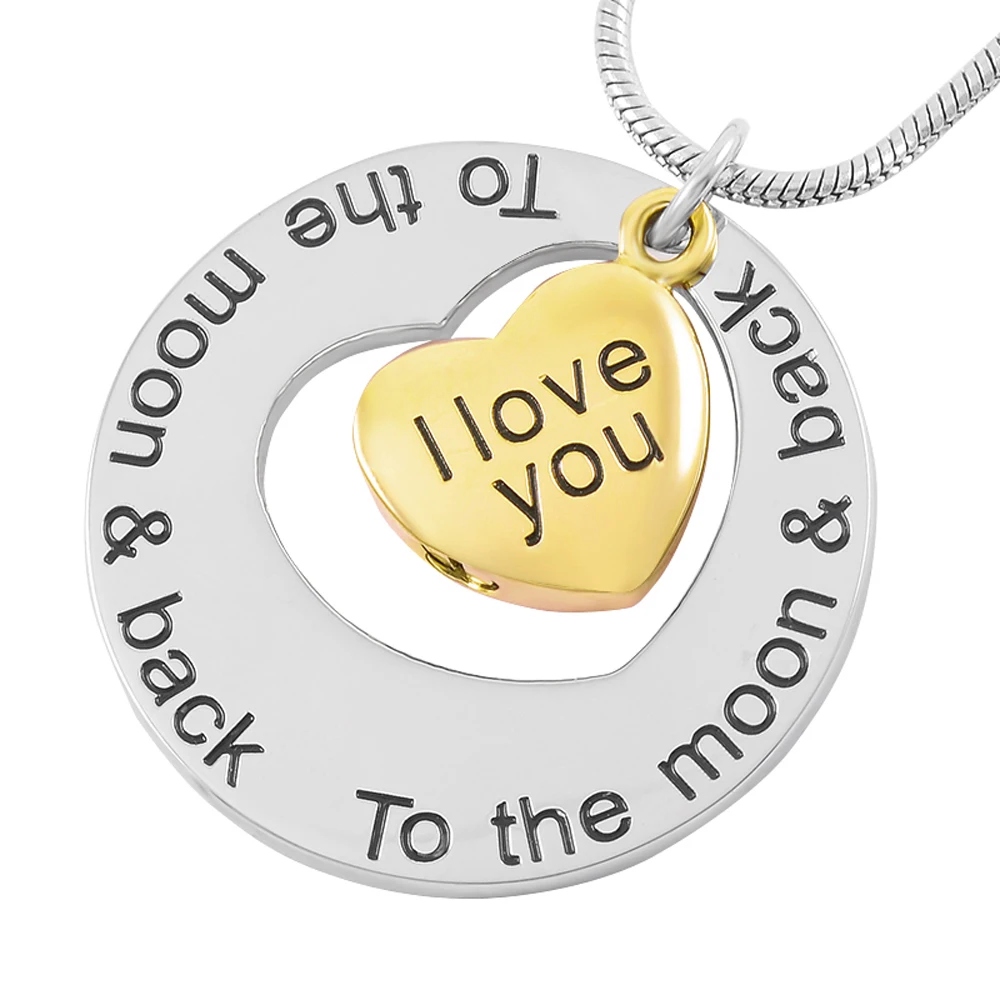 IJD9449 5/10/20 Accessories Top Quality Women Man Finely Crafted Memorial Ash Keepsake Cremation Jewelry Pendant Necklace