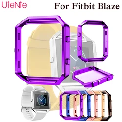 Stainless Steel metal case For Fitbit Blaze smart watch case accessories For Fitbit Blaze dial protection Hard Protective film