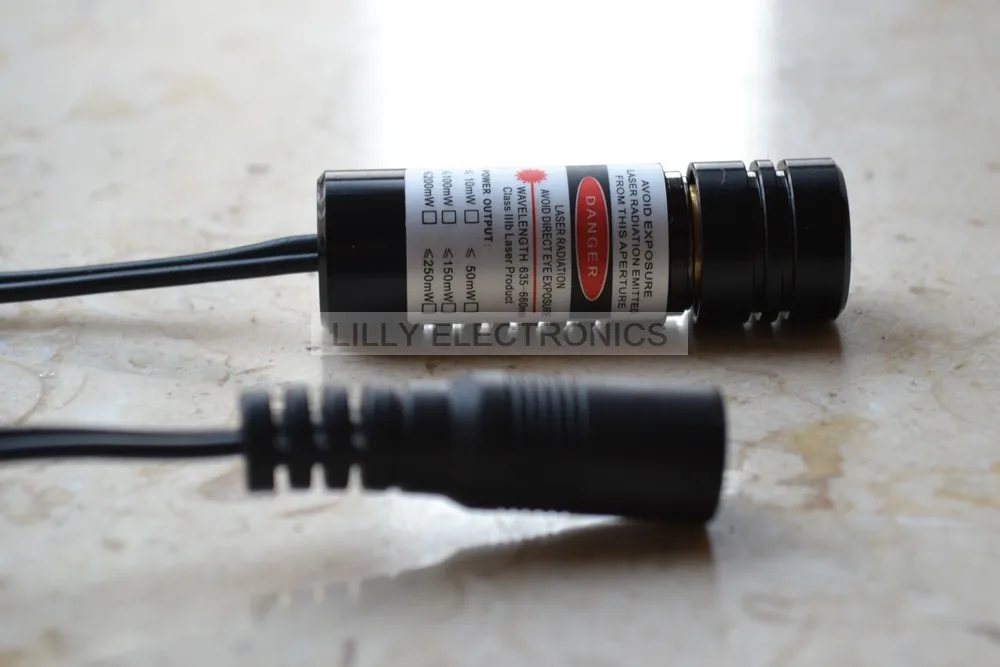 650nm 200mw Red Laser Line Module 12V with Cigarette Lighter Socket for Vehicle