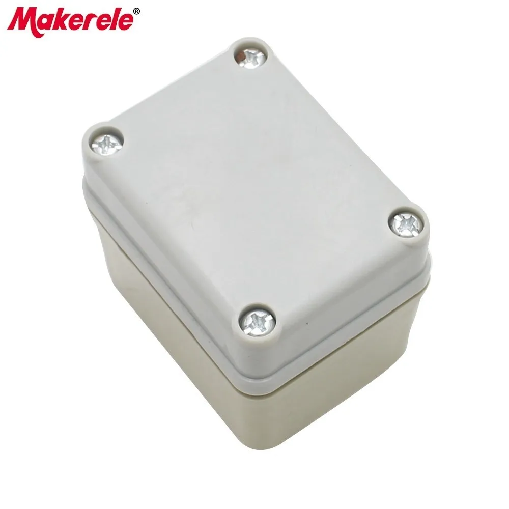 1 Piece M3 Waterproof Junction Boxes Connection Outdoor Electrical Enclosure Case Wiring Connection Box Gray Cover