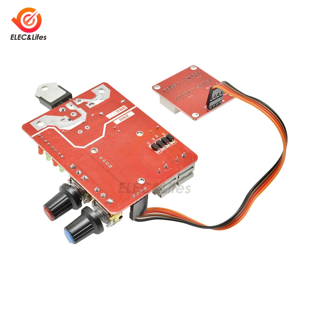 40A 100A Digital Spot Welder Machine Time Control Board Spot welding Adjust Time & Current Transformer Controller Panel module