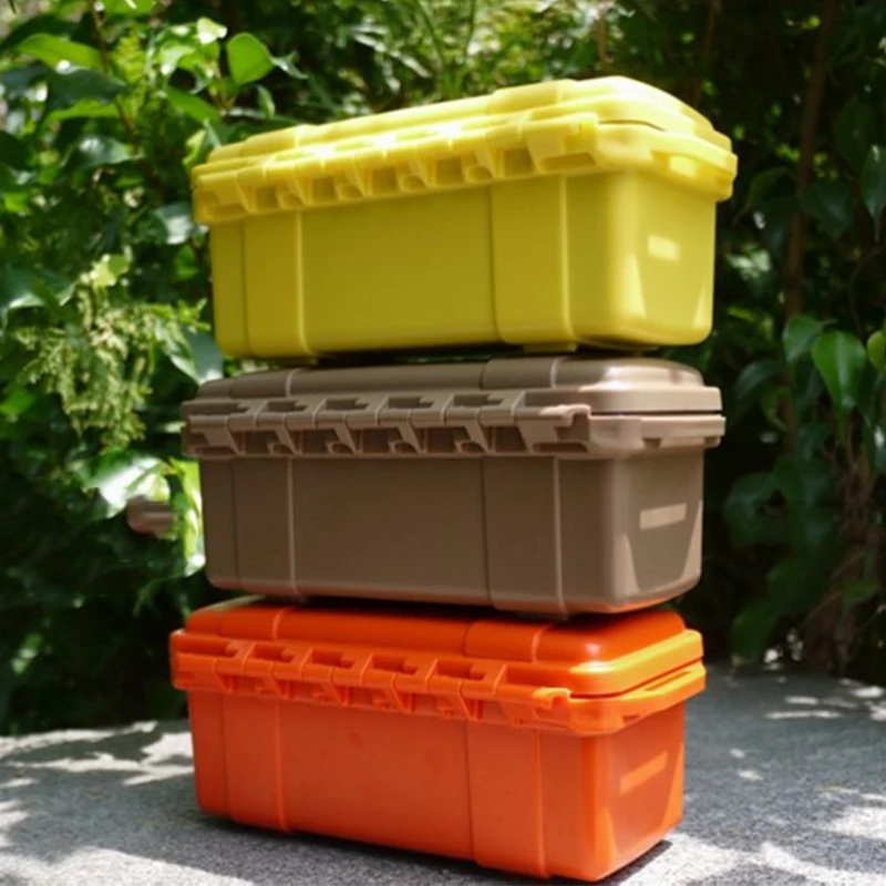 EDC Outdoor Large Professional Waterproof Box Storage Box Waterproof Container Compression Seal With Shock Cushion Accessories